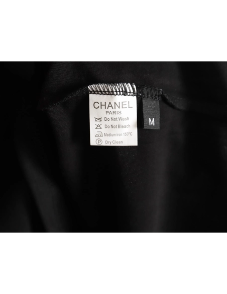 Chanel Double C Heavy Embroidery T-shirt Short Sleeve TSK1,All order with free shipping Chanel
