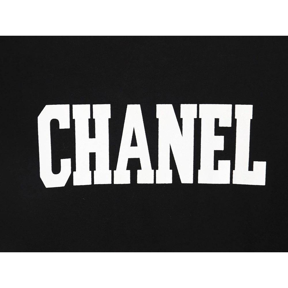 Chanel Double C Heavy Embroidery T-shirt Short Sleeve TSK1,All order with free shipping Chanel