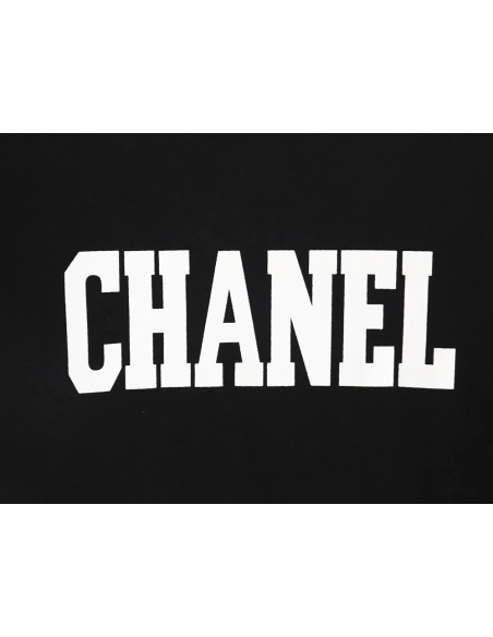 Chanel Double C Heavy Embroidery T-shirt Short Sleeve TSK1,All order with free shipping Chanel
