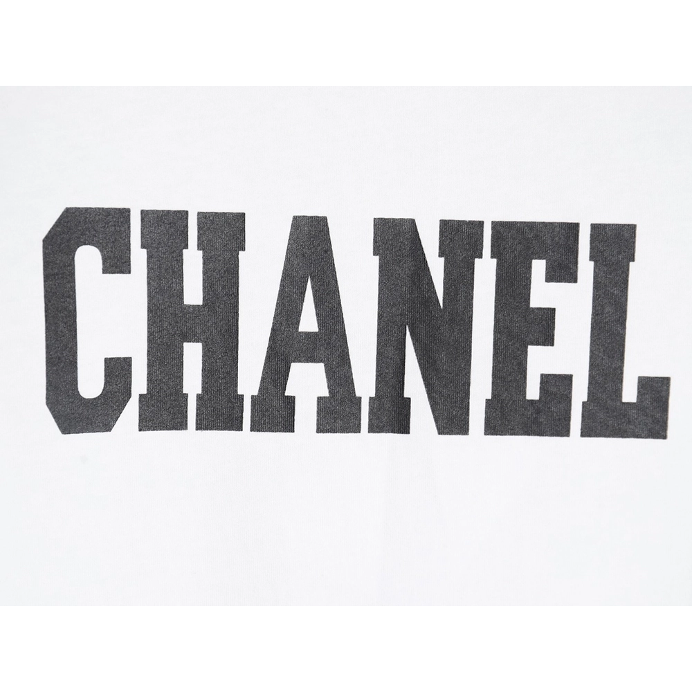 Chanel Double C Heavy Embroidery T-shirt Short Sleeve,All order with free shipping Chanel