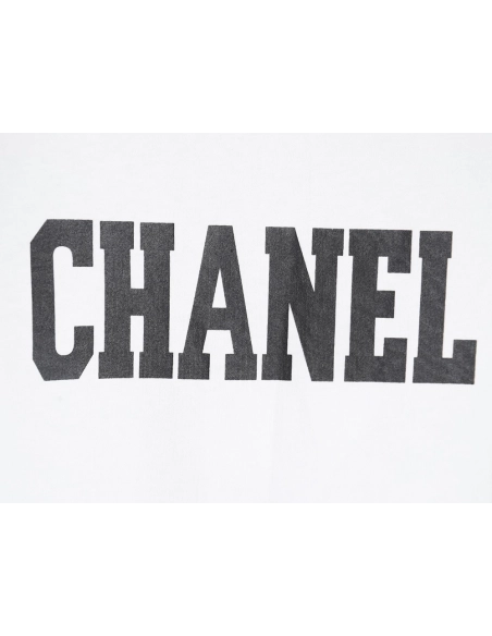 Chanel Double C Heavy Embroidery T-shirt Short Sleeve,All order with free shipping Chanel