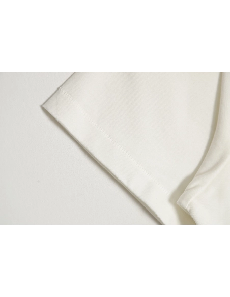 Dior CD gold and silver thread flower embroidery short-sleeved T-shirt,All order with free shipping Dior