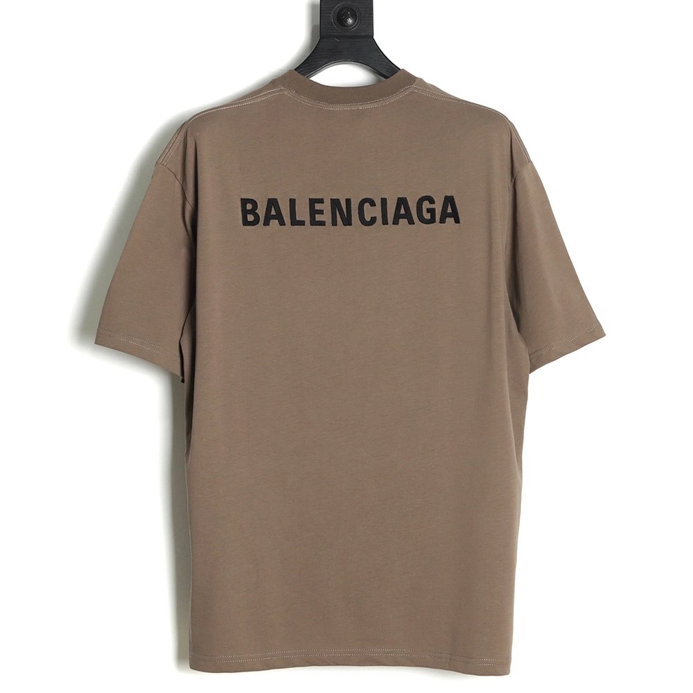 Balenciaga 22SS back embroidered letter slogan T-Shirt,All order with free shipping Balenciaga