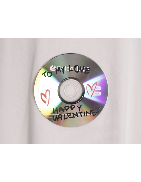 Balenciaga 24SS Valentine¡¯s Day limited CD short-sleeved T-shirt,All order with free shipping Balenciaga