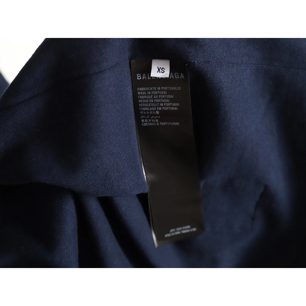 Balenciaga x Adidas reversible logo embroidered short-sleeved T-shirt,All order with free shipping Balenciaga