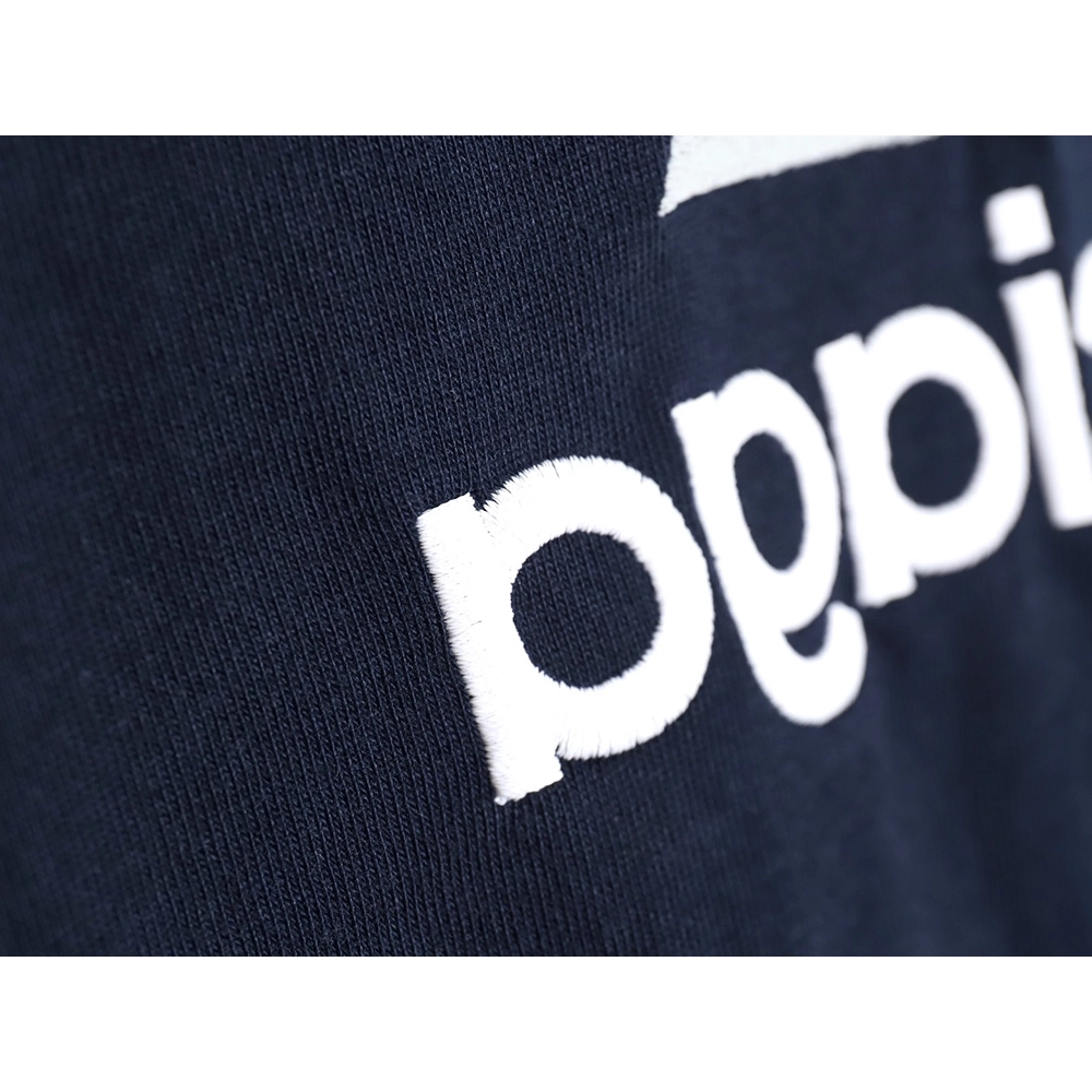 Balenciaga x Adidas reversible logo embroidered short-sleeved T-shirt,All order with free shipping Balenciaga