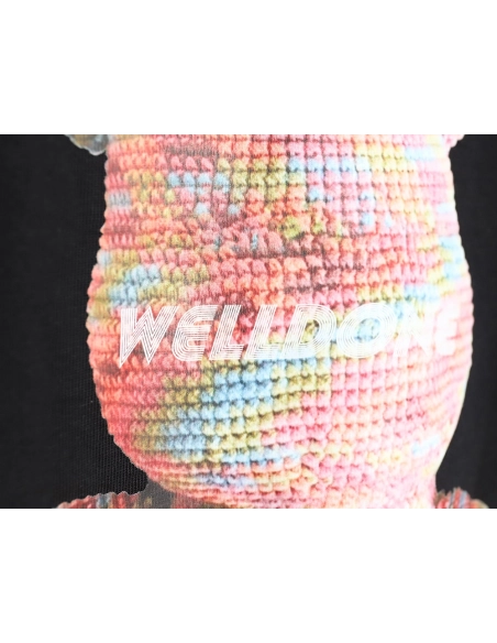 We11 Done wool bear print long-sleeved T-shirt,All order with free shipping We11done