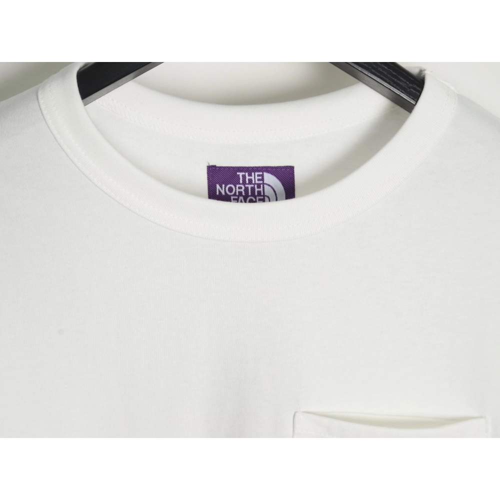 The North Face Purple Logo Embroidered Long Sleeve T-Shirt,All order with free shipping The North Face