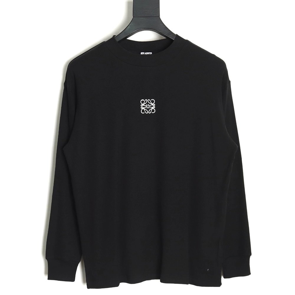 Loewe embroidered logo waffle long-sleeved T-shirt TSK1,All order with free shipping Loewe