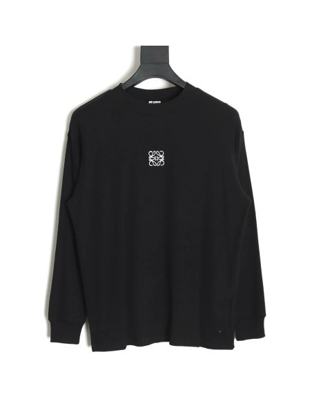 Loewe embroidered logo waffle long-sleeved T-shirt TSK1,All order with free shipping Loewe