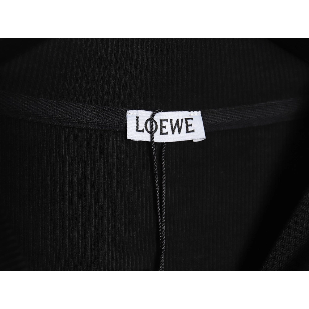 Loewe embroidered logo waffle long-sleeved T-shirt TSK1,All order with free shipping Loewe