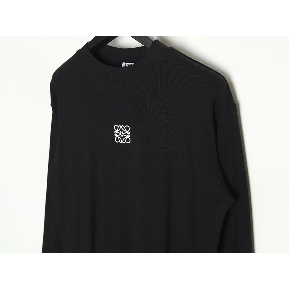 Loewe embroidered logo waffle long-sleeved T-shirt TSK1,All order with free shipping Loewe