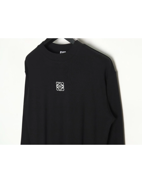 Loewe embroidered logo waffle long-sleeved T-shirt TSK1,All order with free shipping Loewe