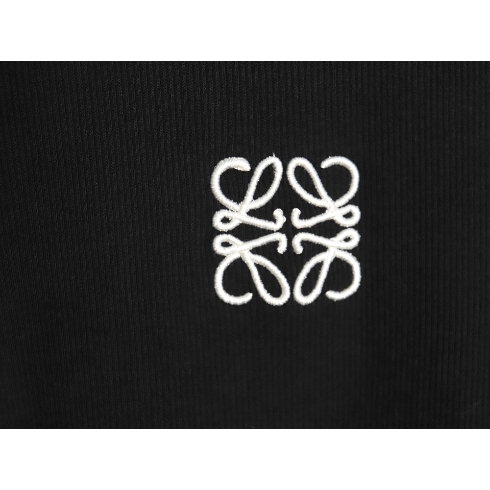 Loewe embroidered logo waffle long-sleeved T-shirt TSK1,All order with free shipping Loewe