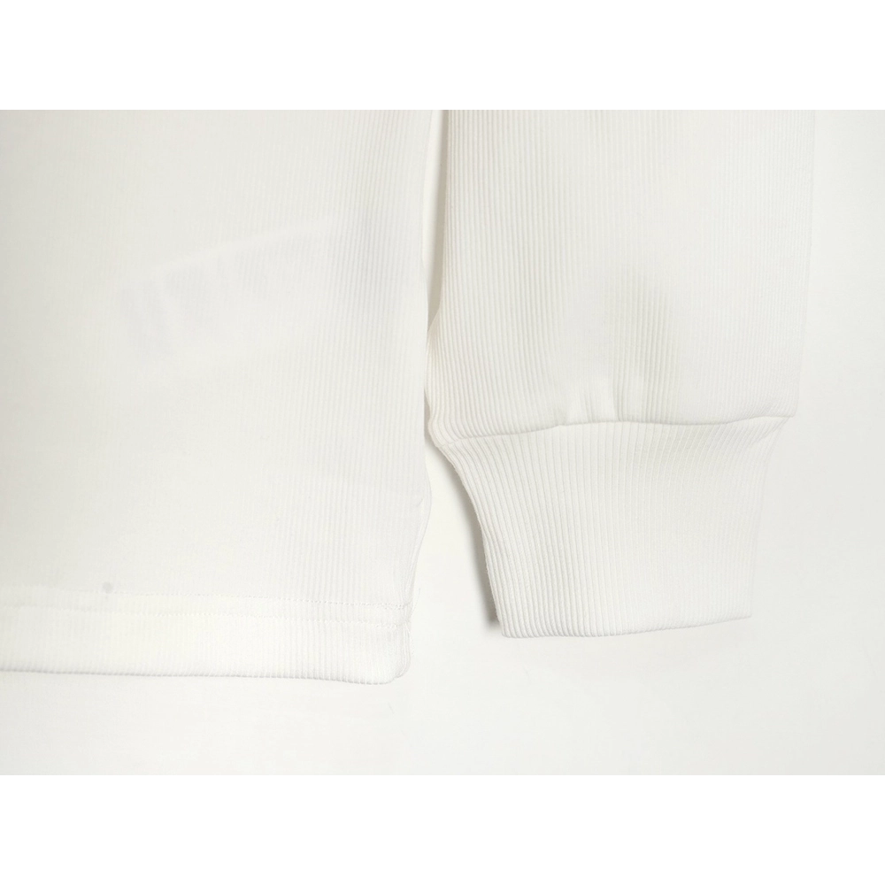 Loewe embroidered logo waffle long-sleeved T-shirt,All order with free shipping Loewe