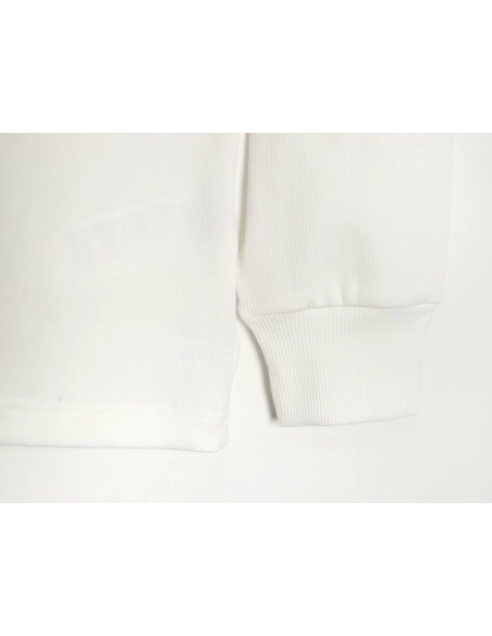 Loewe embroidered logo waffle long-sleeved T-shirt,All order with free shipping Loewe