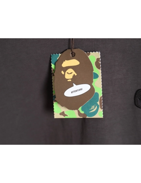 Bape small logo embroidered long sleeve T-shirt TSK1,All order with free shipping Bape