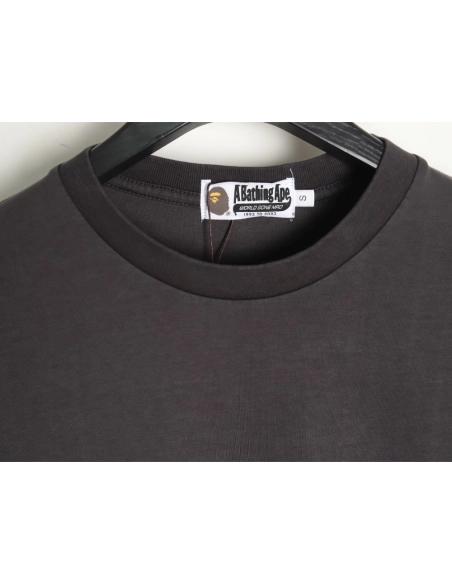 Bape small logo embroidered long sleeve T-shirt TSK1,All order with free shipping Bape