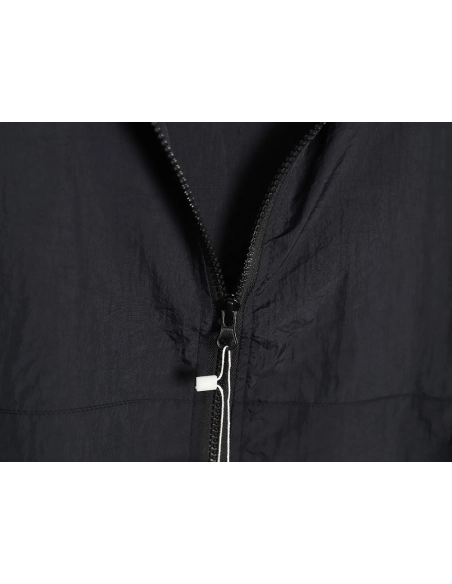 Balenciaga Zippered Logo Embroidered Long Sleeve Jacket TSK1,Balenciaga Jacket,Jacket,APPAREL