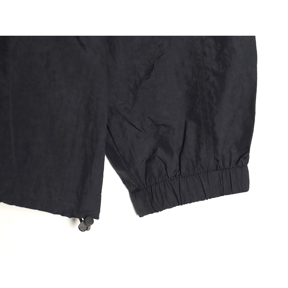 Balenciaga Zippered Logo Embroidered Long Sleeve Jacket TSK1,Balenciaga Jacket,Jacket,APPAREL