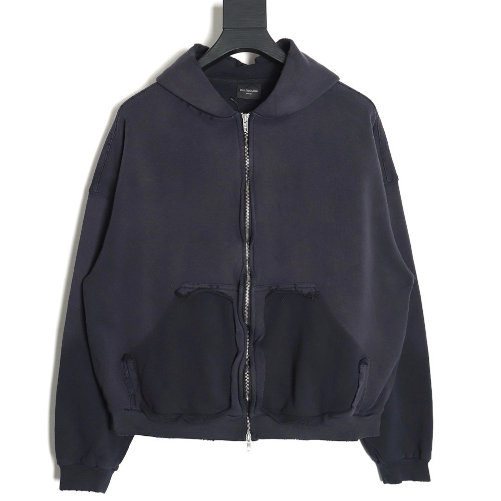 Balenciaga Tape Zip Jacket,Balenciaga Jacket,Jacket,APPAREL