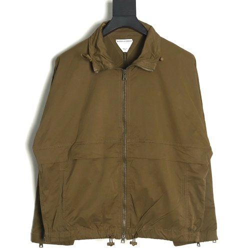 Bottega Veneta Nylon Stand Collar Jacket,Bottega Veneta Jacket,Jacket,APPAREL