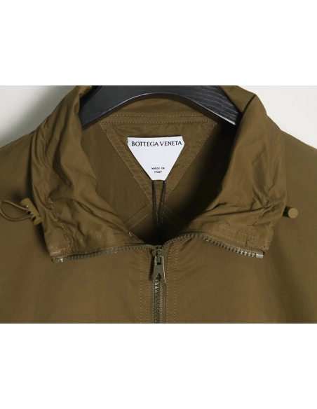 Bottega Veneta Nylon Stand Collar Jacket,Bottega Veneta Jacket,Jacket,APPAREL