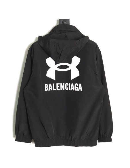 Balenciaga cobranded sports jacket trench coat,Balenciaga Jacket,Jacket,APPAREL