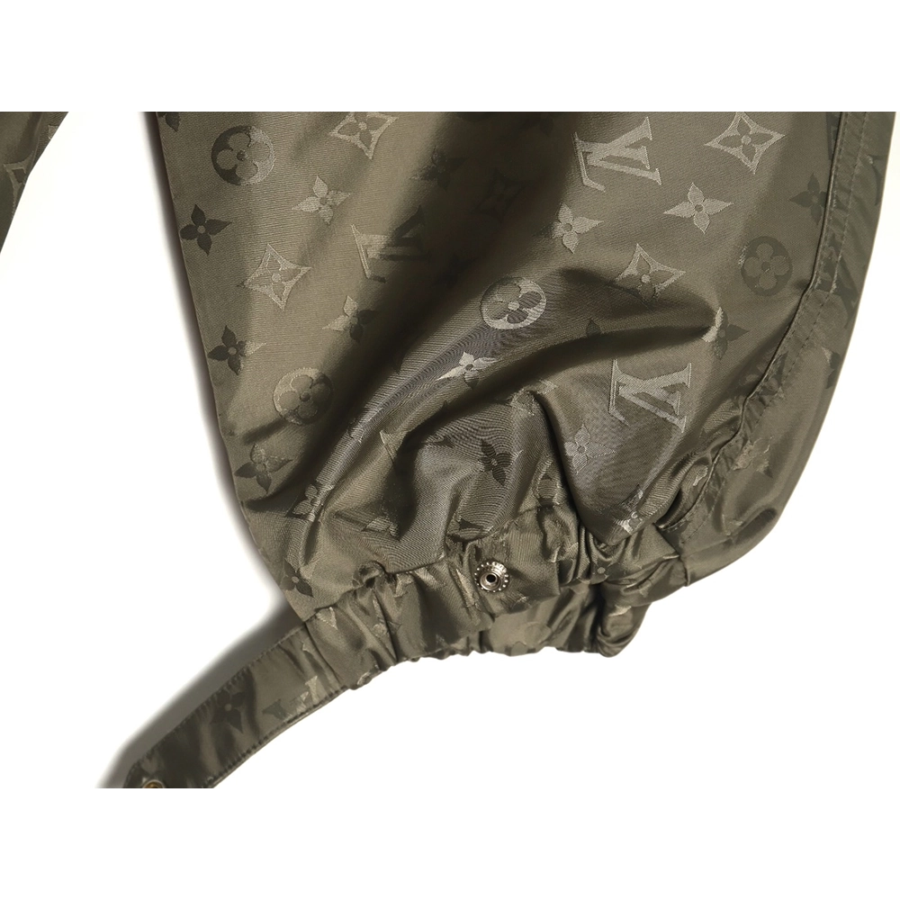 Louis vuitton monogram full print trench coat zipper jacket TSK1,Louis Vuitton Jacket,Jacket,APPAREL