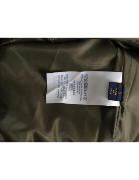 Louis vuitton monogram full print trench coat zipper jacket TSK1,Louis Vuitton Jacket,Jacket,APPAREL