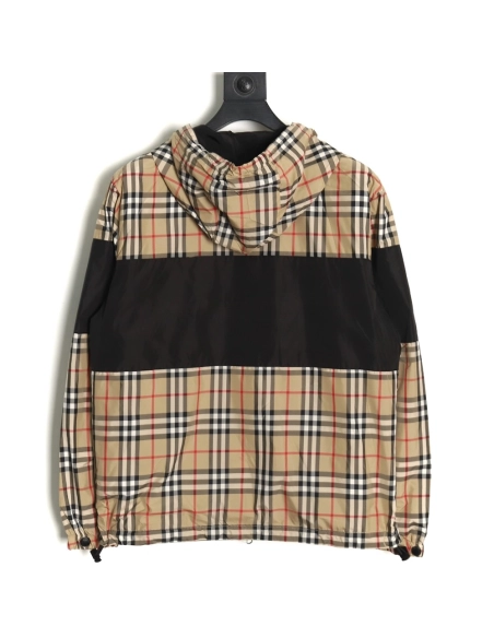 Burberry patchwork small check doublefaced jacket,Burberry Jacket,Jacket,APPAREL