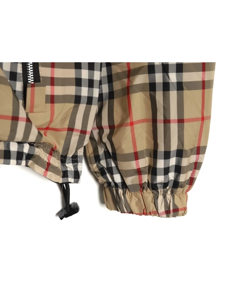 Burberry patchwork small check doublefaced jacket,Burberry Jacket,Jacket,APPAREL