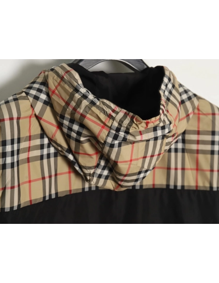 Burberry patchwork small check doublefaced jacket,Burberry Jacket,Jacket,APPAREL