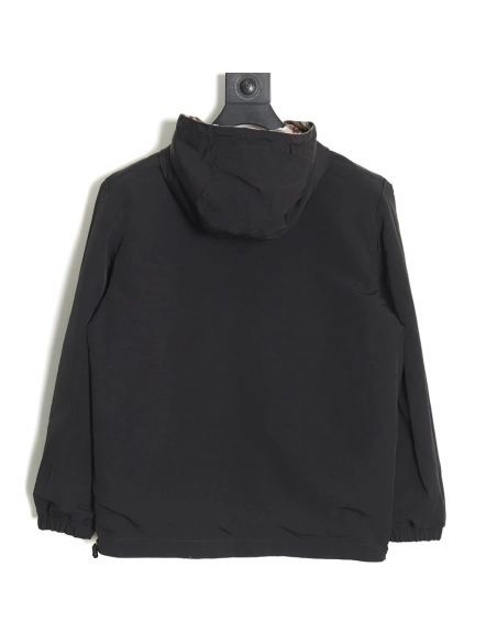 Burberry Check Warhorse Double Face Jacket TSK1,Burberry Jacket,Jacket,APPAREL