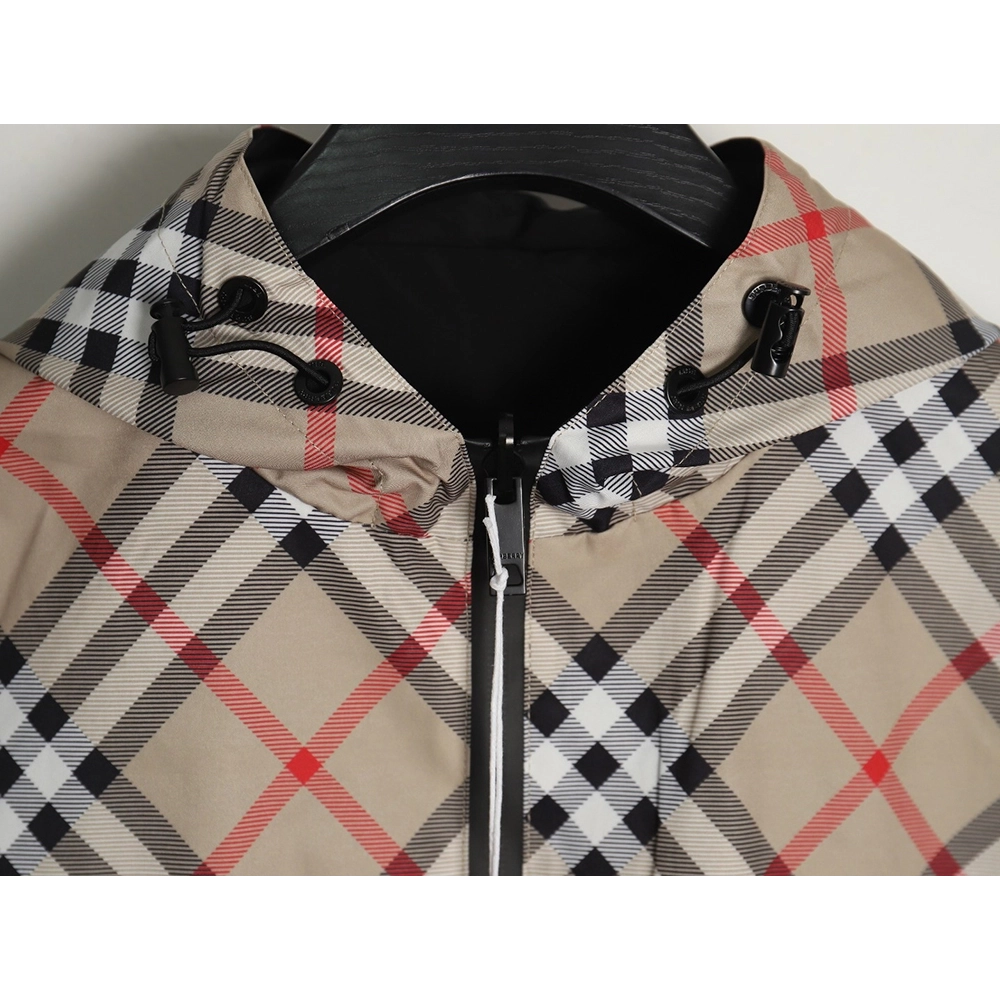 Burberry Check Warhorse Double Face Jacket TSK1,Burberry Jacket,Jacket,APPAREL