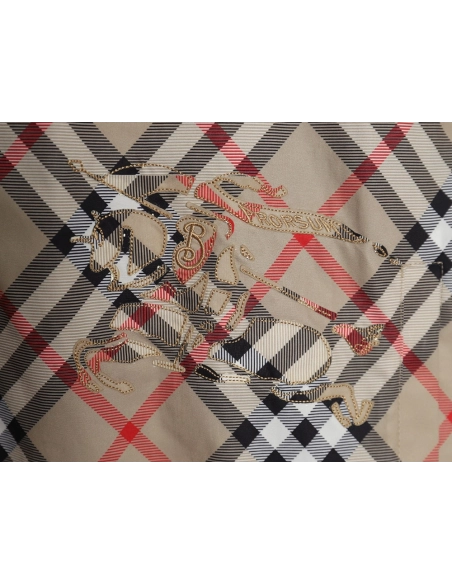 Burberry Check Warhorse Double Face Jacket TSK1,Burberry Jacket,Jacket,APPAREL