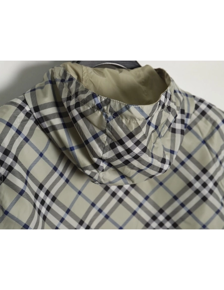 Burberry Check Double Face Jacket,Burberry Jacket,Jacket,APPAREL
