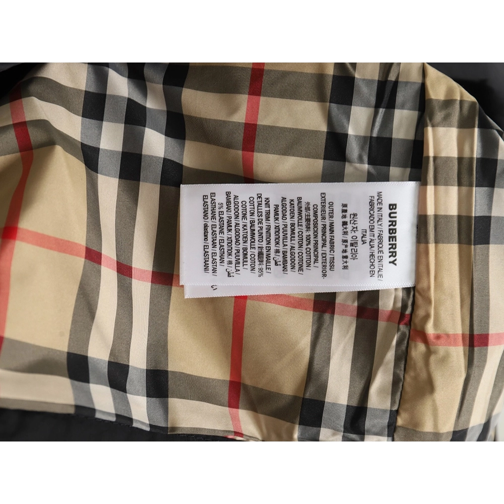 Burberry checked jacket with chest logo lining,Burberry Jacket,Jacket,APPAREL
