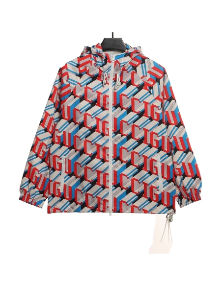 Gucci 3D letter print jacket,Gucci Jacket,Jacket,APPAREL