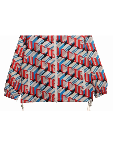 Gucci 3D letter print jacket,Gucci Jacket,Jacket,APPAREL