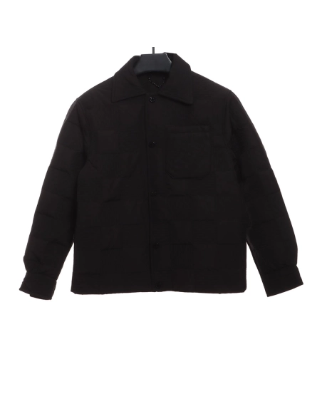 Louis Vuitton threedimensional checkerboard cotton jacket,Louis Vuitton Jacket,Jacket,APPAREL