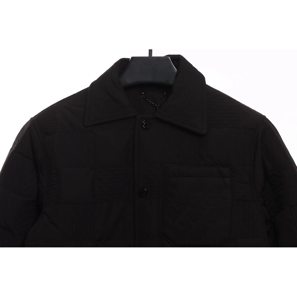 Louis Vuitton threedimensional checkerboard cotton jacket,Louis Vuitton Jacket,Jacket,APPAREL