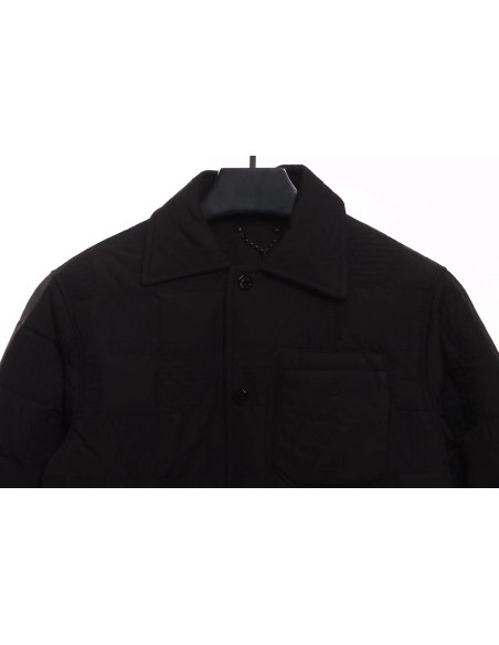 Louis Vuitton threedimensional checkerboard cotton jacket,Louis Vuitton Jacket,Jacket,APPAREL