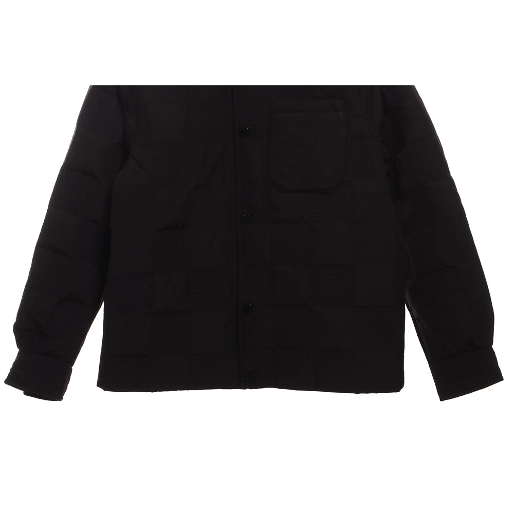 Louis Vuitton threedimensional checkerboard cotton jacket,Louis Vuitton Jacket,Jacket,APPAREL