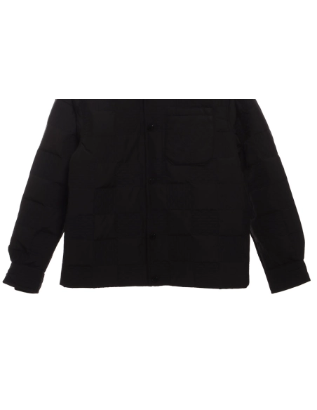 Louis Vuitton threedimensional checkerboard cotton jacket,Louis Vuitton Jacket,Jacket,APPAREL