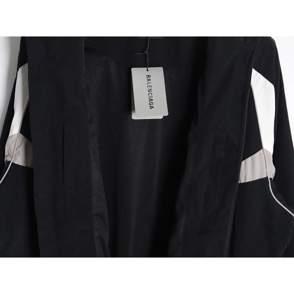 Balenciaga 23FW doublelayer stitching embroidered letter jacket,Balenciaga Jacket,Jacket,APPAREL