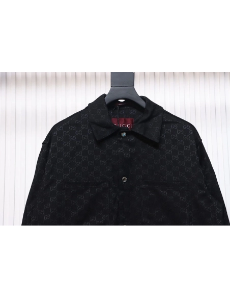 Gucci Double G all over print multipocket lapel jacket,Gucci Jacket,Jacket,APPAREL