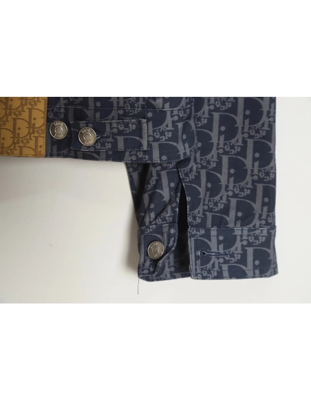 Dior all over print monogram zip up jacket,Dior Jacket,Jacket,APPAREL