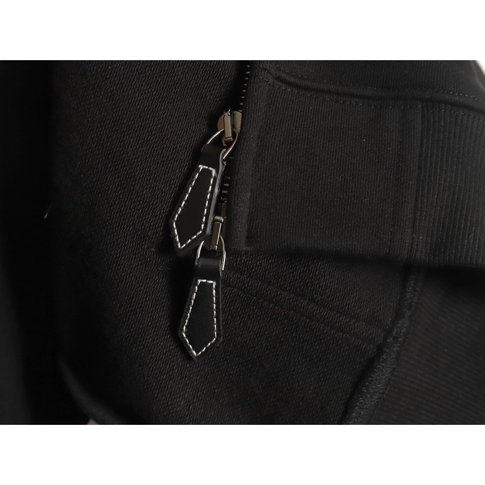 Burberry Check Hood Panel Double Zip Hooded Jacket TSK1,Burberry Jacket,Jacket,APPAREL