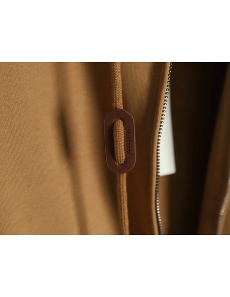 Burberry Check Hood Panel Double Zip Hooded Jacket,Burberry Jacket,Jacket,APPAREL